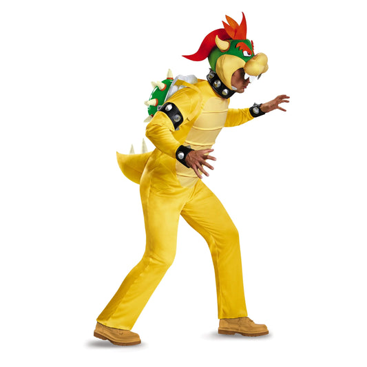 Disguise Mens Bowser Deluxe Adult Costume Multi X-Large