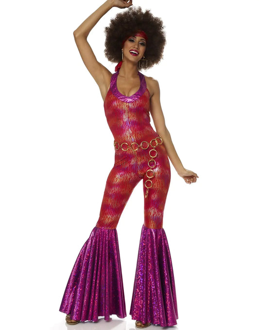 Costume Culture Womens 70s Foxy Lady Costume Red Medium